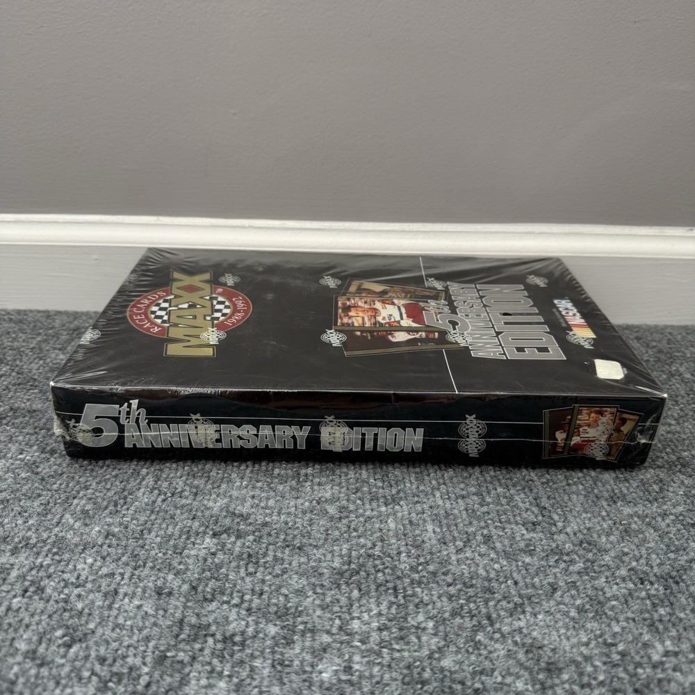 Maxx 5th Anniversary‎ NASCAR Race Cards - 1992 Complete Set - Factory Sealed Box - Picture 8 of 8
